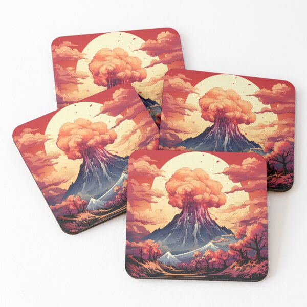 Item preview, Volcano Eruption Hokusai 4 designed and sold by AstroRisq.
