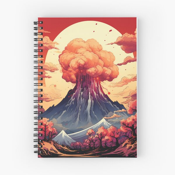 Item preview, Volcano Eruption Hokusai 4 designed and sold by AstroRisq.