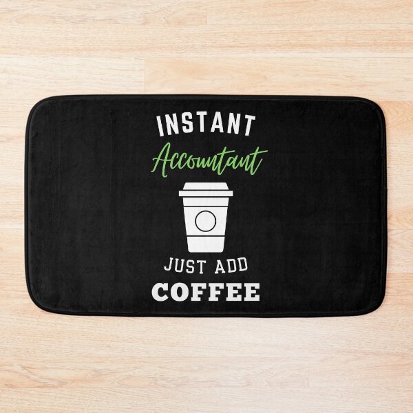 Aperçu de l'œuvre Le comptable instantané ajoute simplement du café créée et vendue par annoying-shirts.