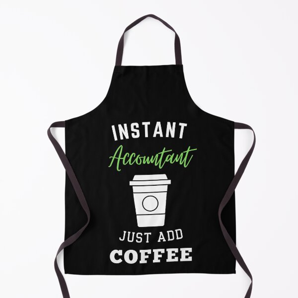 Aperçu de l'œuvre Le comptable instantané ajoute simplement du café créée et vendue par annoying-shirts.