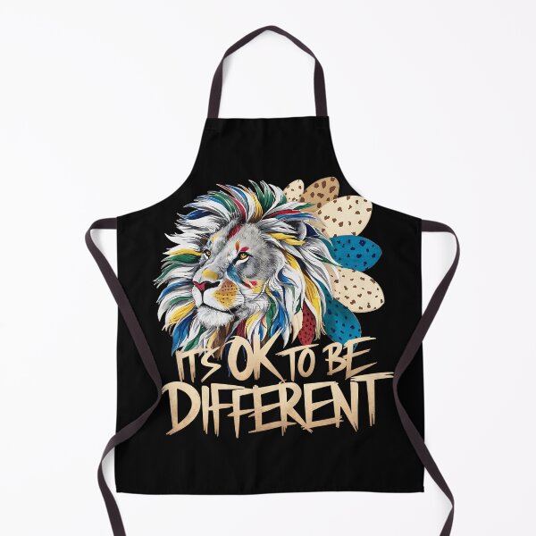 Item preview, IT'S OK TO BE DIFFERENT - COLORFUL LION - AUTISM AWARENESS MONTH designed and sold by justyna-s28.