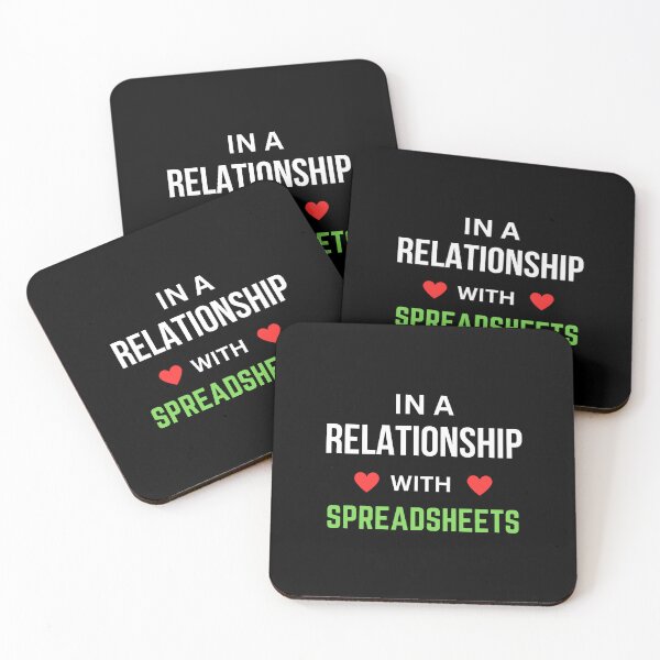 Item preview, In a relationship with spreadsheets designed and sold by annoying-shirts.