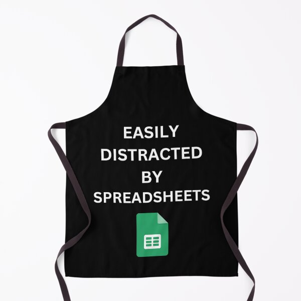 Aperçu de l'œuvre Facilement distrait par les feuilles de calcul créée et vendue par annoying-shirts.