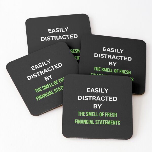 Item preview, Easily distracted by the smell of fresh financial statements | Accounting designed and sold by annoying-shirts.