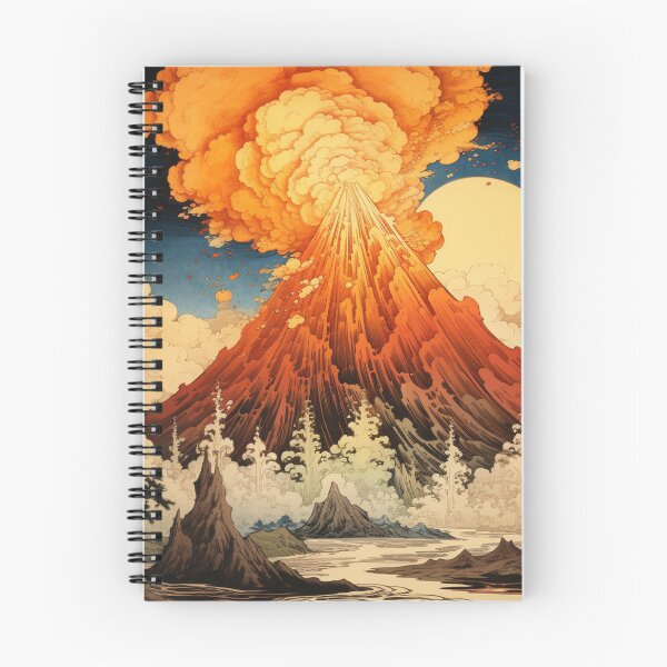 Item preview, Volcano Eruption Hokusai 5 designed and sold by AstroRisq.