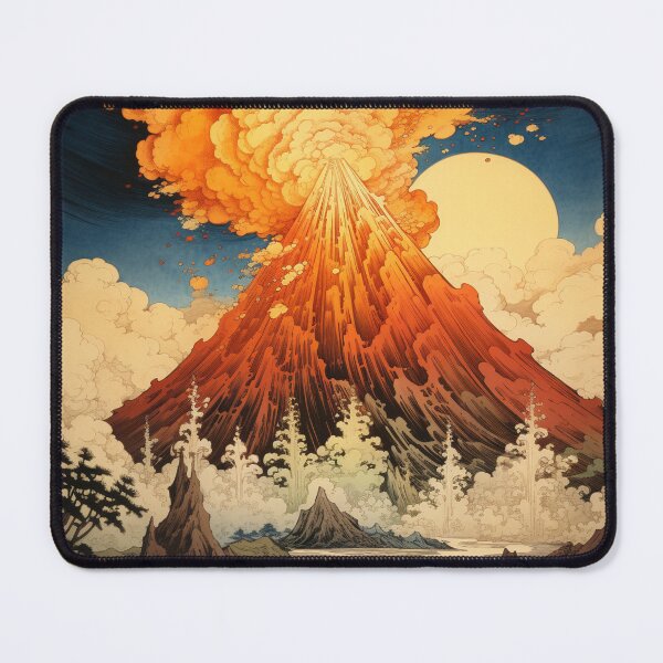 Item preview, Volcano Eruption Hokusai 5 designed and sold by AstroRisq.