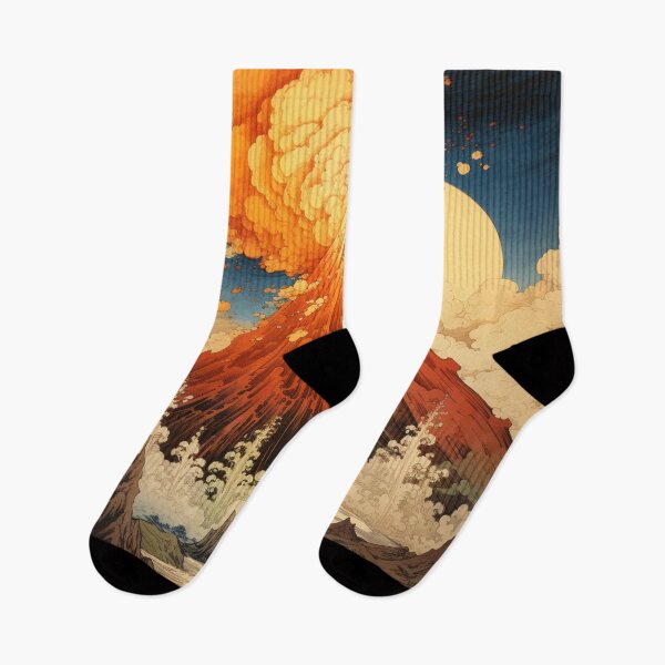 Item preview, Volcano Eruption Hokusai 5 designed and sold by AstroRisq.