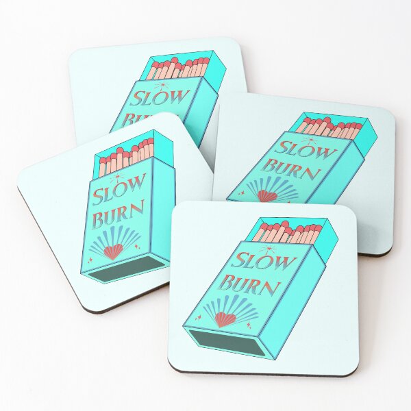 Item preview, Slow Burn Matches | Blue | Bookish Trope designed and sold by RomantasyRealm.