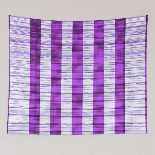 Item preview, White and violet stripes of unique sport boho fashion designed and sold by AlbertoRuiZ.