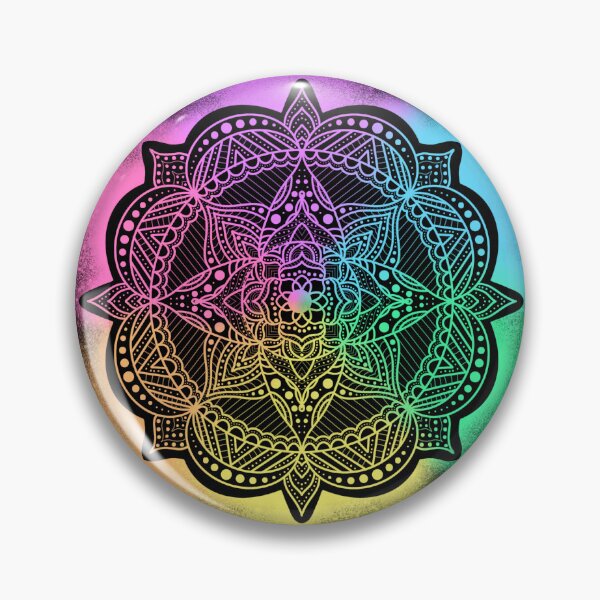 Item preview, Rainbow Splatter Mandala designed and sold by HayleeJo97.
