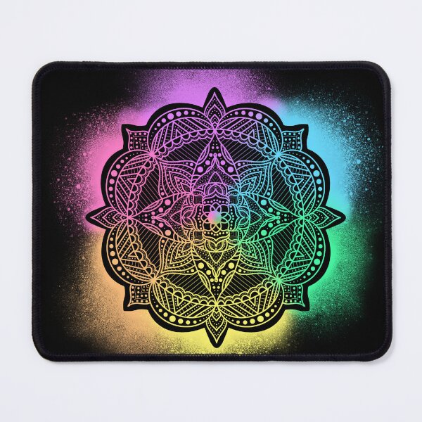 Item preview, Rainbow Splatter Mandala designed and sold by HayleeJo97.