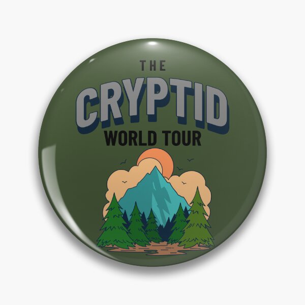 Item preview, The Cryptid World Tour Funny Cryptid Fashion T-Shirt designed and sold by SirensWhisper.