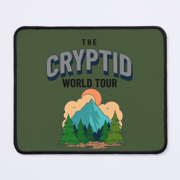 Item preview, The Cryptid World Tour Funny Cryptid Fashion T-Shirt designed and sold by SirensWhisper.