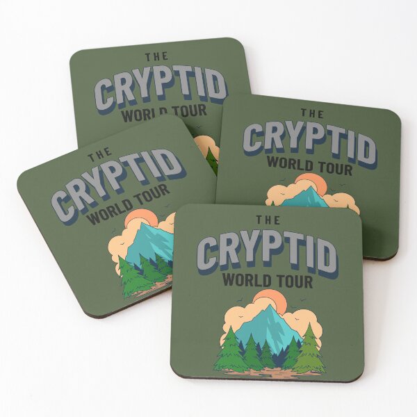 Item preview, The Cryptid World Tour Funny Cryptid Fashion T-Shirt designed and sold by SirensWhisper.
