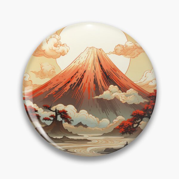 Item preview, Volcano Eruption Hokusai 6 designed and sold by AstroRisq.