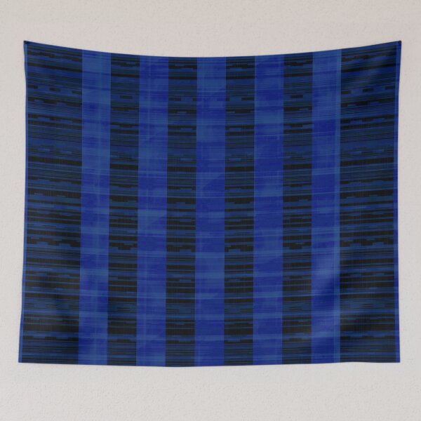 Item preview, Black and blue stripes of unique sport boho fashion designed and sold by AlbertoRuiZ.
