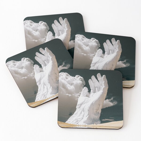 Item preview, A large white hand is carved into a rock designed and sold by Wadokezumo.