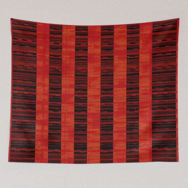 Item preview,  Black and red stripes of unique sport boho fashion designed and sold by AlbertoRuiZ.