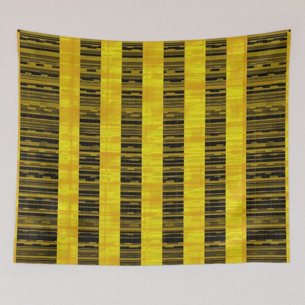 Item preview, Black and yellowstripes of unique sport boho fashion designed and sold by AlbertoRuiZ.