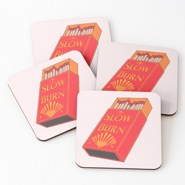 Item preview, Slow Burn Matches | Red | Bookish Trope designed and sold by RomantasyRealm.