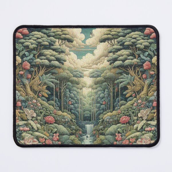 Item preview, Amazing Scenery of Nature forest with river, trees and flowers designed and sold by Illuministique.