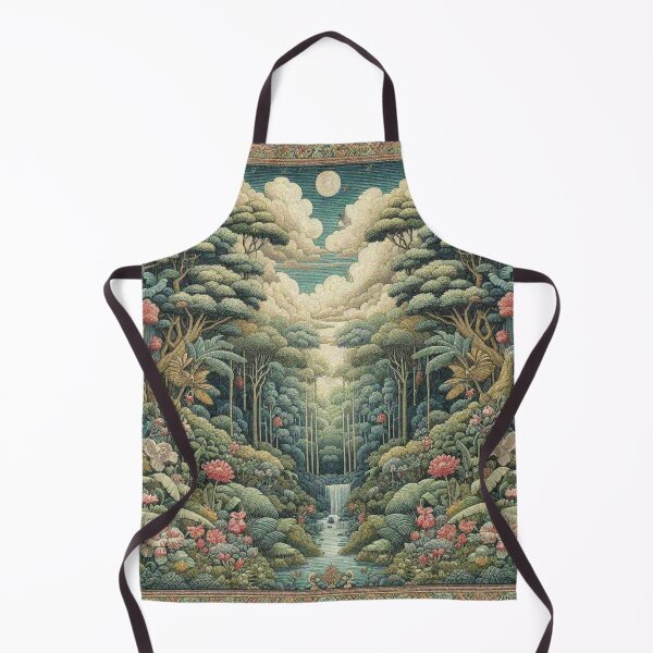 Item preview, Amazing Scenery of Nature forest with river, trees and flowers designed and sold by Illuministique.