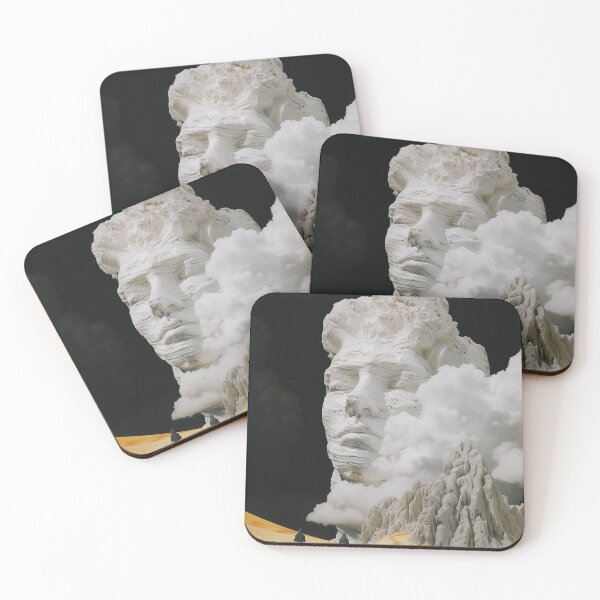 Item preview, Roman statue is surrounded by clouds and mountains designed and sold by Wadokezumo.