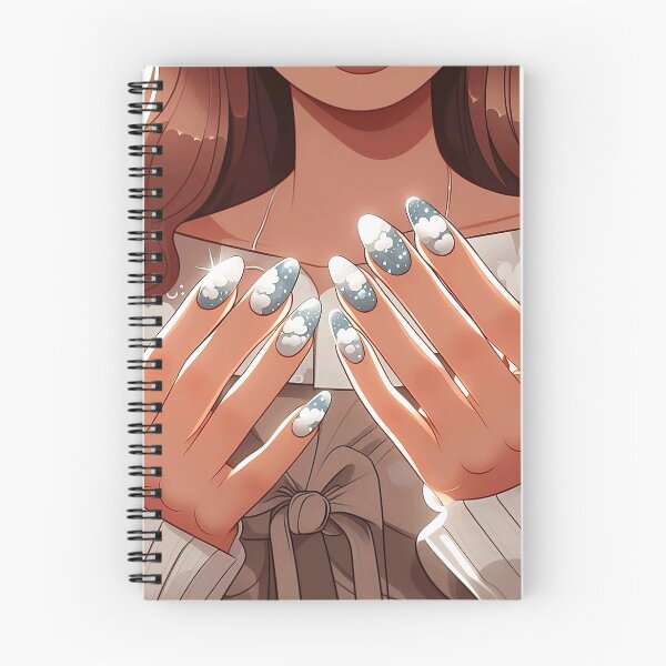Item preview, Clouds nail art designed and sold by Thedigital91.