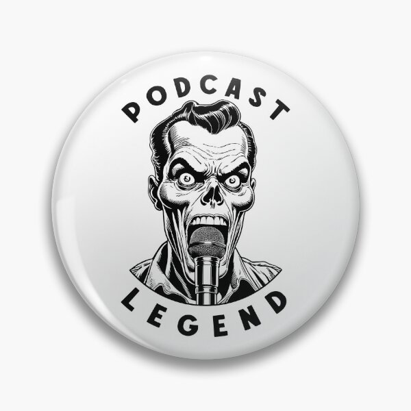 Item preview, Podcast Legend Funny Zombie True Crime Podcaster Host designed and sold by GrandeDuc.
