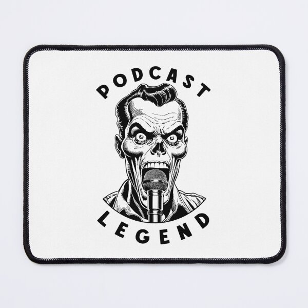 Item preview, Podcast Legend Funny Zombie True Crime Podcaster Host designed and sold by GrandeDuc.