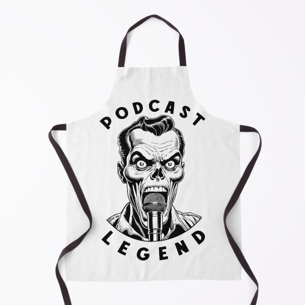 Item preview, Podcast Legend Funny Zombie True Crime Podcaster Host designed and sold by GrandeDuc.