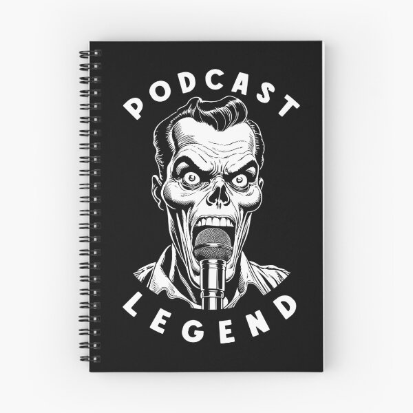 Item preview, Podcast Legend Funny Zombie True Crime Podcaster Host designed and sold by GrandeDuc.