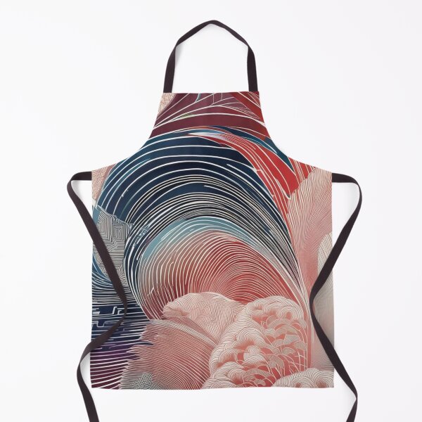 Item preview, 3 of 4 Coral and blue all over print  designed and sold by Juliet  Thomas.