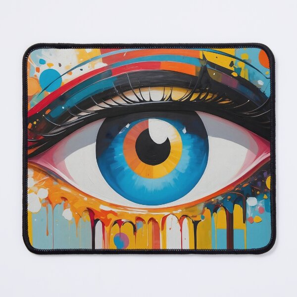 Item preview, Abstract artistic eye wall art designed and sold by KarloCuki.