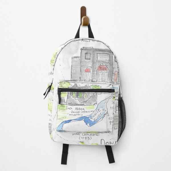 Item preview, Downpatrick Illustrated Map designed and sold by DebTheZeb.