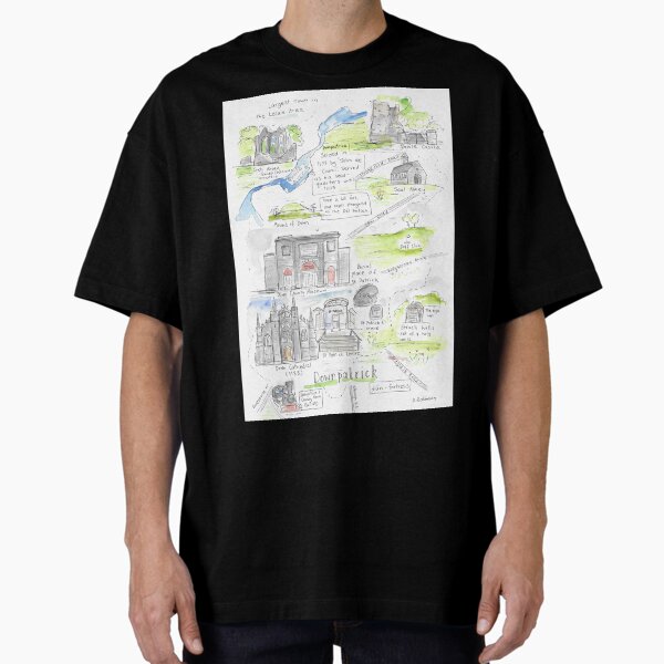 Item preview, Downpatrick Illustrated Map designed and sold by DebTheZeb.