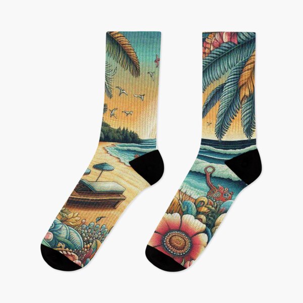 Item preview, Summer Vacation Ocean Sandy Beach Scenery designed and sold by Illuministique.