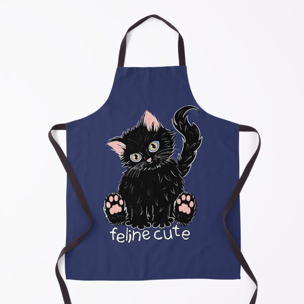 Item preview, Feline Cute Black Cat designed and sold by SpiritedArtwork.