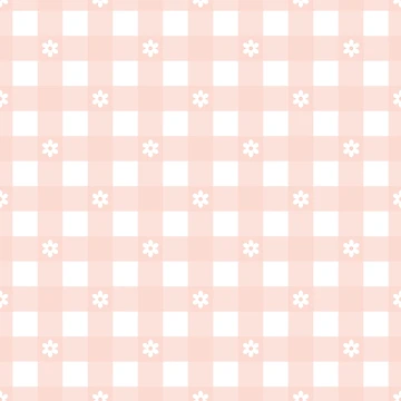 Artwork thumbnail, Spring Checkered Daisy Pastel Pattern by Magnuna