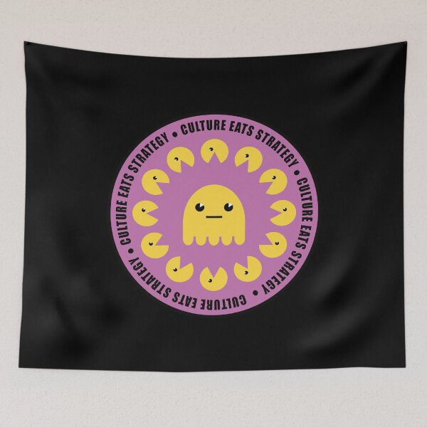 Item preview, Culture Eats Strategy For Breakfast Stamp Purple designed and sold by bettercolors.