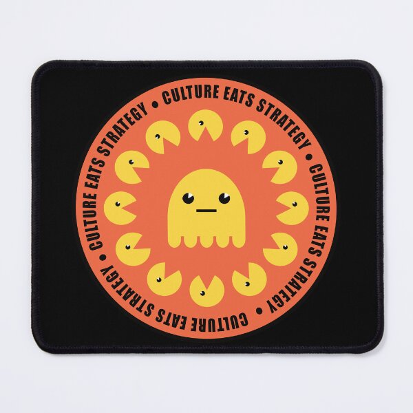 Item preview, Culture Eats Strategy For Breakfast Stamp Orange designed and sold by bettercolors.