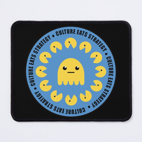 Item preview, Culture Eats Strategy For Breakfast Stamp Blue designed and sold by bettercolors.