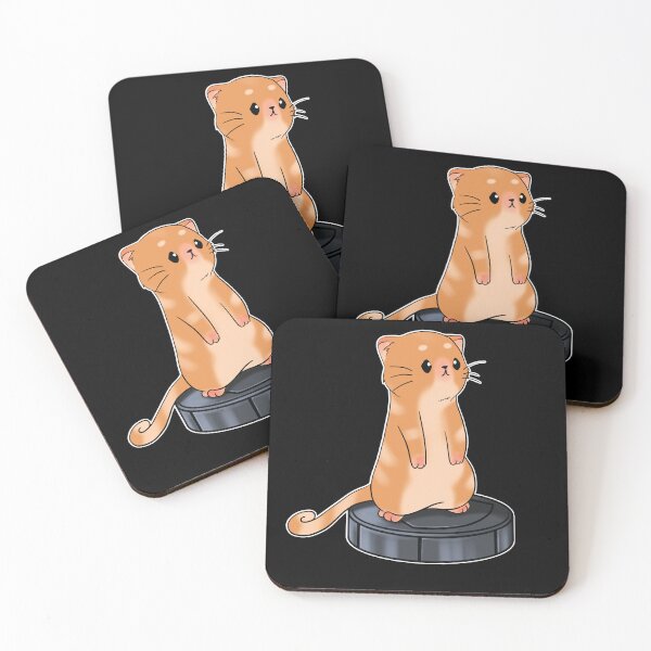 Item preview, Cat With Robot Vacuum Cleaner designed and sold by MooonTees.