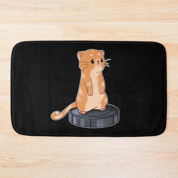 Item preview, Cat With Robot Vacuum Cleaner designed and sold by MooonTees.