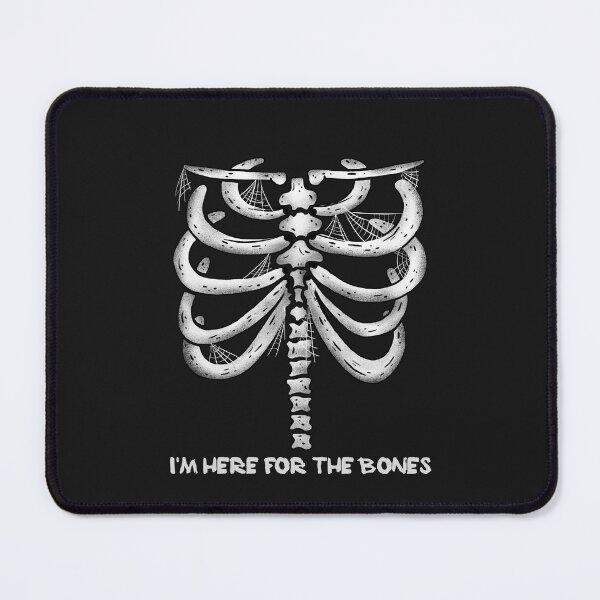 Item preview, I'm Here for the Bones Spooky Bone Graphic T-Shirt designed and sold by SirensWhisper.