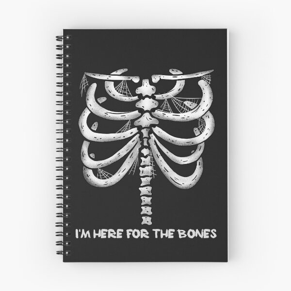 Item preview, I'm Here for the Bones Spooky Bone Graphic T-Shirt designed and sold by SirensWhisper.