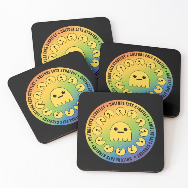 Item preview, Culture Eats Strategy For Breakfast Stamp Rainbow designed and sold by bettercolors.