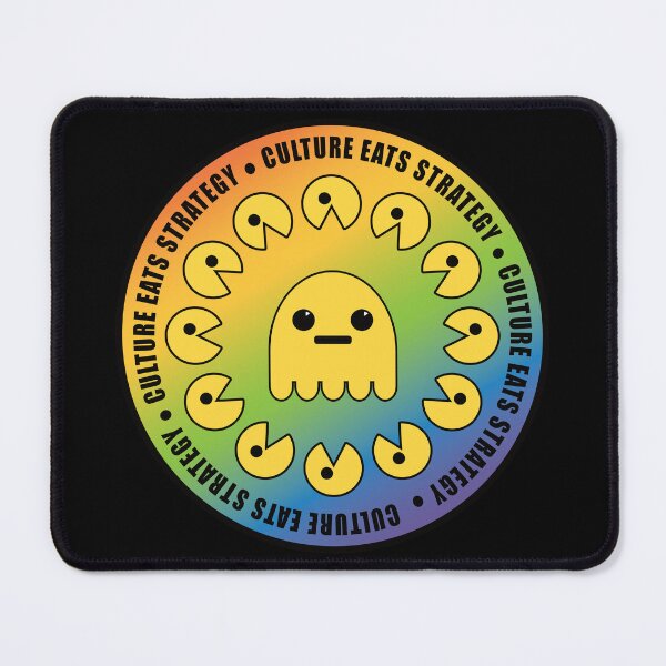 Item preview, Culture Eats Strategy For Breakfast Stamp Rainbow designed and sold by bettercolors.