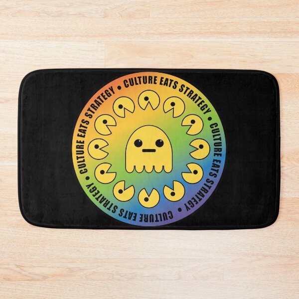 Item preview, Culture Eats Strategy For Breakfast Stamp Rainbow designed and sold by bettercolors.