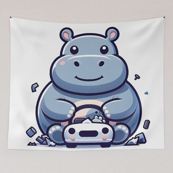 Item preview, Heavy Load Hippo: Road Trip Mishap designed and sold by 0penvimark.